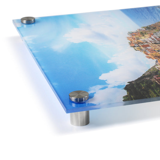 Acrylic Mirror /UV print with white