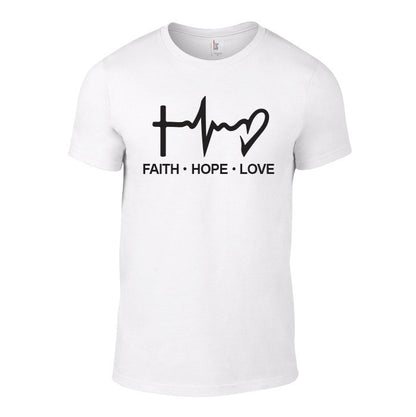 T-Shirt Faith Love Hope