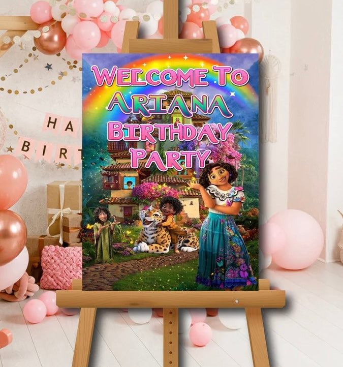 Party Welcome Sign (per unit)