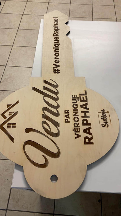 Laser Cut on Wood 1/8 or 1/4