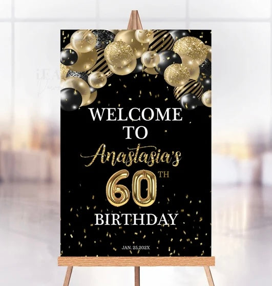Party Welcome Sign (per unit)
