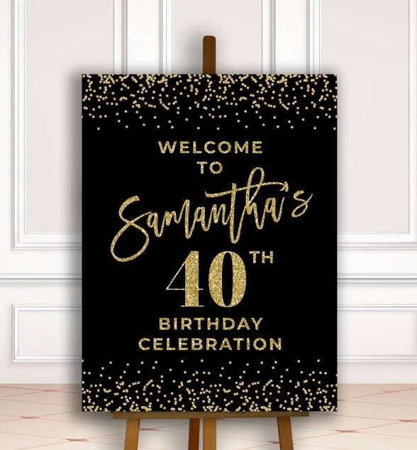 Party Welcome Sign (per unit)