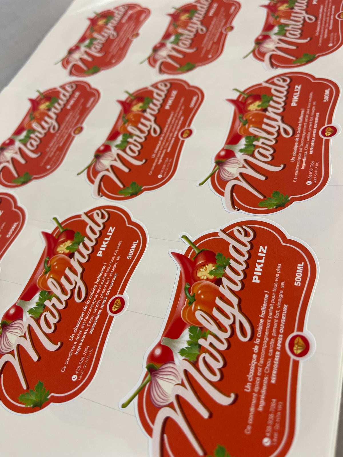 Die / kiss Cut Stickers