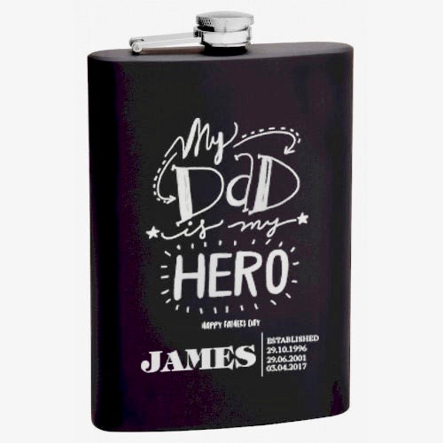 Engraved Flask